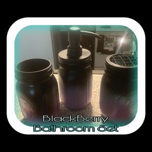 TutuJunky Bathroom mason jar set